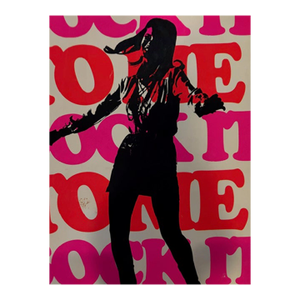Retro 1968 "Sock It to Me" Poster Backlight by Fleer Electric Poster - Rowen & Martin Era
