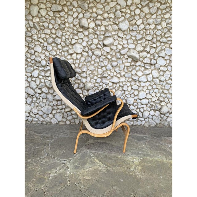 Mid-Century Modern Pernilla Armchair by Bruno Mathsson for Dux, 1970s For Sale - Image 3 of 16
