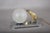 Art Deco Animal-Figure Table Lamp with Frosted Glass Globe, 1940s For Sale - Image 4 of 11