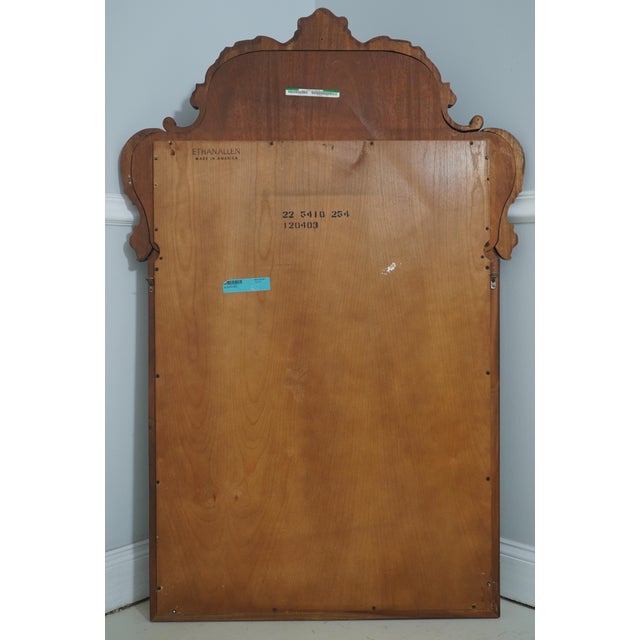 Ethan Allen 18th C Mahogany Wall Mirror For Sale - Image 11 of 13