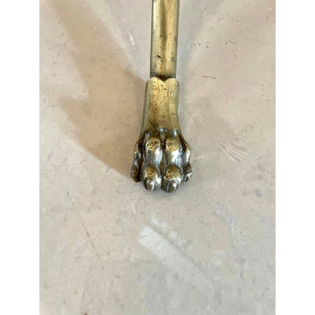 ​​Antique Victorian Brass and Mahogany Revolving Magazine Stand For Sale - Image 4 of 13