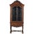 19 Century Baroque Showcase in Oak, 1800s For Sale