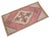 1970s Vintage Hand Knotted Small Rug Enrtway Mat, Kitchen Bathroom Decor 2x3 Ft Approx For Sale - Image 6 of 14