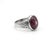 Natural Star Ruby Ring. Star Ruby Unisex Signet Ring Us 7 For Sale - Image 4 of 5