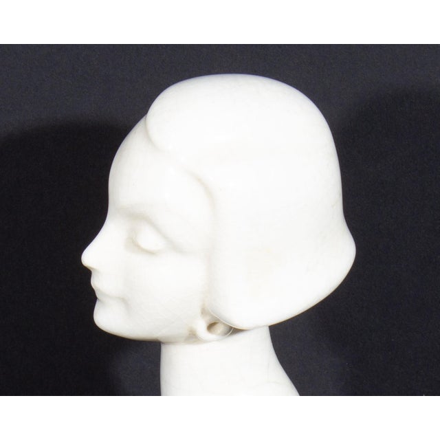Amaco American Art Clay Company Art Deco Bust For Sale In Indianapolis - Image 6 of 7