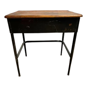 Early 20th Century Lift Top School Desk