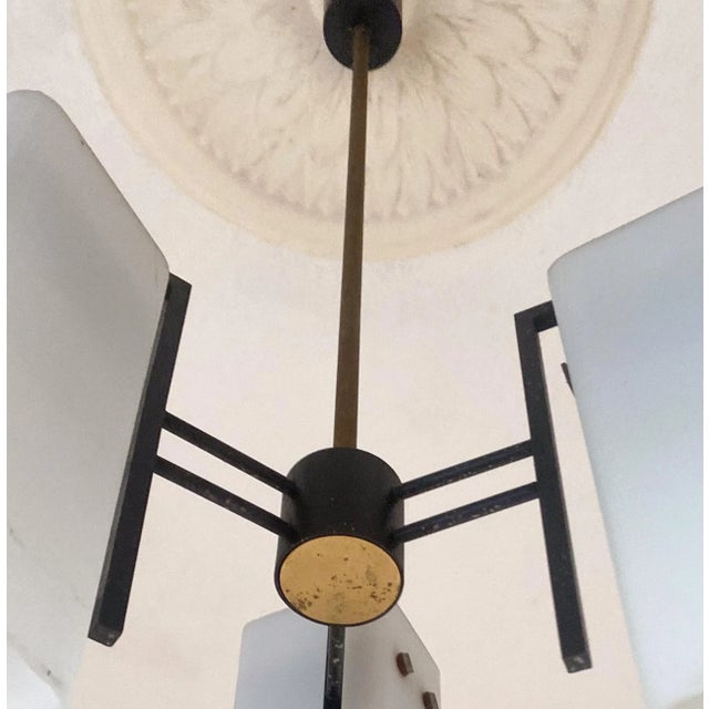 Wood Italian Mid-Century Chandelier by Stilnovo, 1950s For Sale - Image 7 of 10