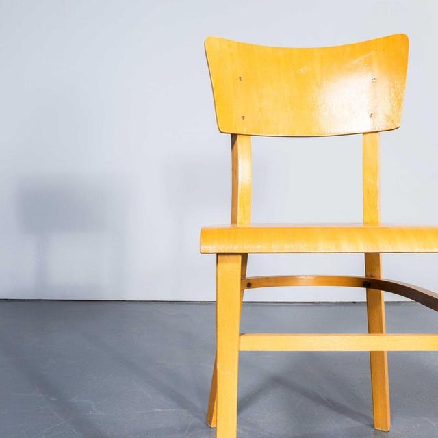 1960s Back Original Dining Chairs from Thonet, 1960s, Set of 4 For Sale - Image 5 of 9