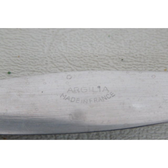 Mid 20th Century Mid Century Modern Argilia Ceramic Handled Cheese Knife For Sale - Image 4 of 12