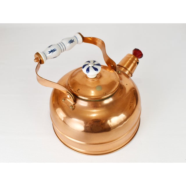 1970s Vintage Copper Tea Kettle | Chairish