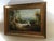 Large European Seascape Canvas Wood framed. 46" X 34. Signed. Unknown Artist. Beautiful Mediterranean scene and colors....