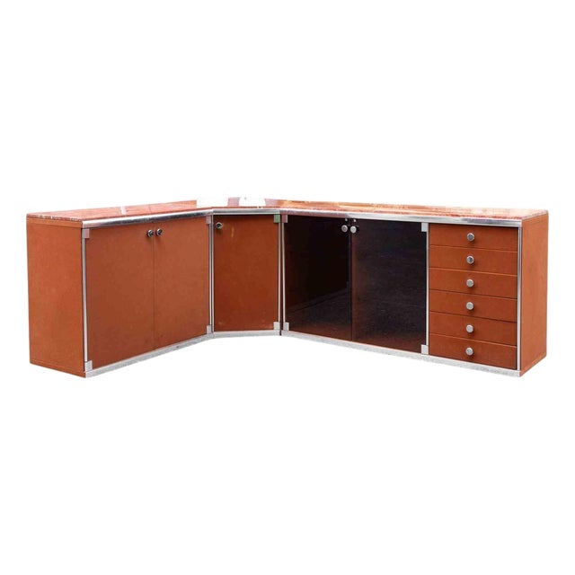 Vintage 4-Module Sideboard Set by Guido Faleschini for I4mariani, Italy, 1970s, Set of 4 For Sale