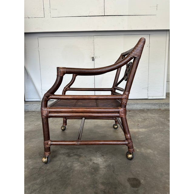 2000 - 2009 2000s McGuire Target Back Chair For Sale - Image 5 of 12