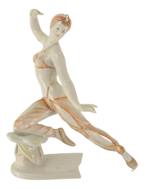 Porcelain Dancer Figure, 1960s