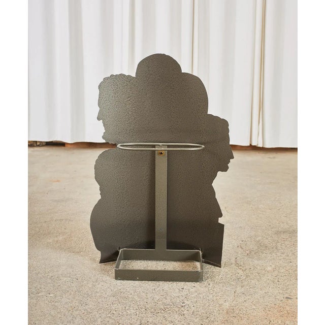 Fornasetti Neoclassical Trompe l'Oeil Teste Antiche Umbrella Stand For Sale - Image 12 of 13