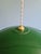 1950s Industrial Pendant Light in Green Enameled Sheet Metal, 1940s, Set of 2 For Sale - Image 5 of 15