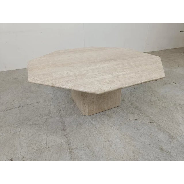 Vintage Travertine Coffee Table, 1970s For Sale - Image 11 of 11