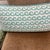 Contemporary Thibaut Wave Print in Aqua With Contrasting Piping in Teal 13” H by 22” Wide For Sale - Image 3 of 3