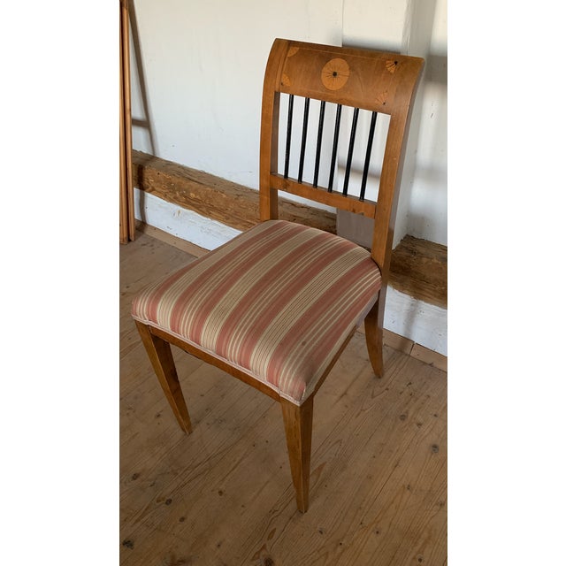 Czech Biedermeier Chair in Cherry For Sale - Image 3 of 3