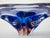 Glass Vintage Danish Cobalt Bowl, 1970s For Sale - Image 7 of 9