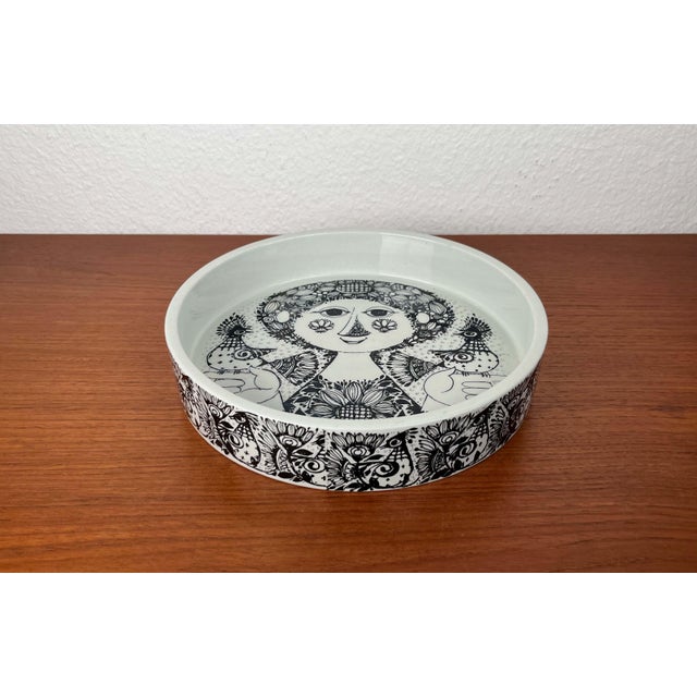 Mid-Century Modern Danish Flora Bowl by Bjørn Wiinblad for Nymölle, Denmark, 1960s For Sale - Image 11 of 11