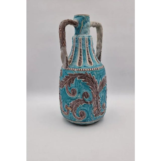 Ceramic Vase by CAS Vietri, 1950s For Sale - Image 6 of 8