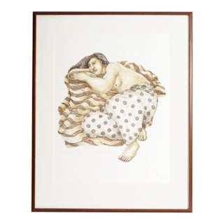 1999 “Ho'onanea” Lithograph by Yvonne Cheng For Sale