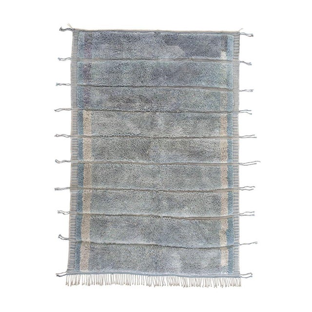 Hand-Knotted Wool Rug by Azele Studio For Sale - Image 9 of 9