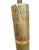 Vintage Mid-Century Jade Column Table Lamp With Cream Lampshade For Sale - Image 10 of 15