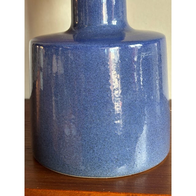 Martz Studio Ceramic Table Lamp. In very nice shape with a new shade! Label on socket and incised in ceramic body where...