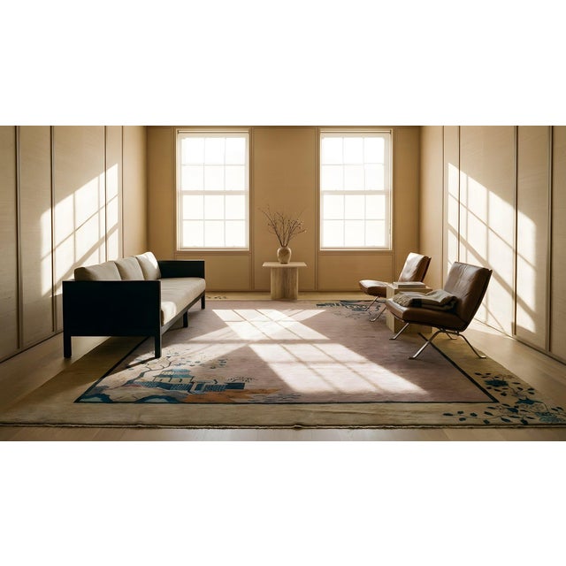 1920s Chinese Art Deco Carpet ( 10' x 13'2" - 305 x 400 ) For Sale - Image 13 of 15
