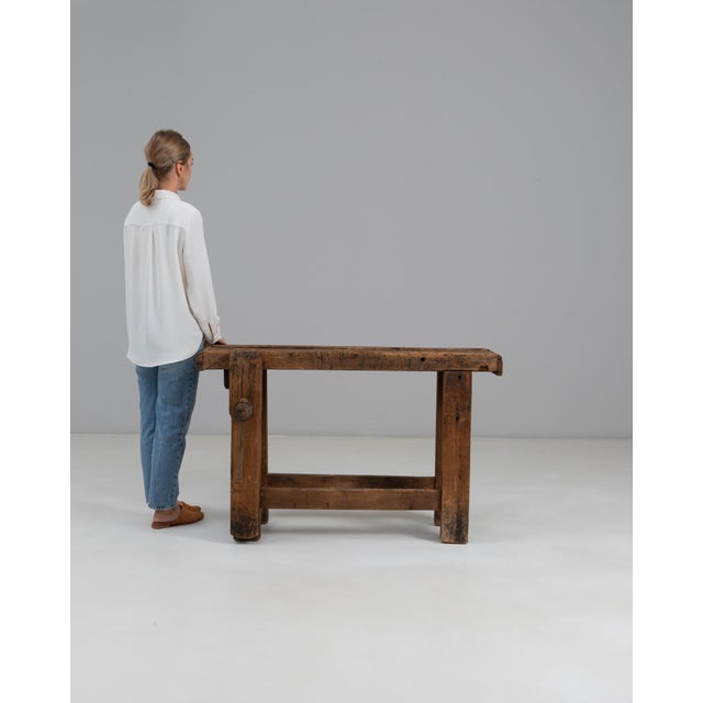 20th Century French Wooden Work Table For Sale - Image 18 of 18