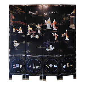Early 20th Century Chinese Coromandel Soap Stone Screen