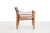 Mid-Century Modern Safari Chair in Oak and Leather by Aage Bruun, 1960s For Sale - Image 3 of 7