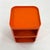 Modern Orange Square Componibili Storage Unit by Anna Castelli for Kartell, 1970s For Sale - Image 3 of 9