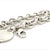 1990s Tiffany & Co Estate Heart Charm Bracelet Sterling Silver 7.5" 36 Grams For Sale In New York - Image 6 of 7