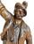 Very Large Hand-Carved Wooden Sculpture – Tyrolean Hunter with Game – circa 1900 Magnificent, fully hand-carved wooden...