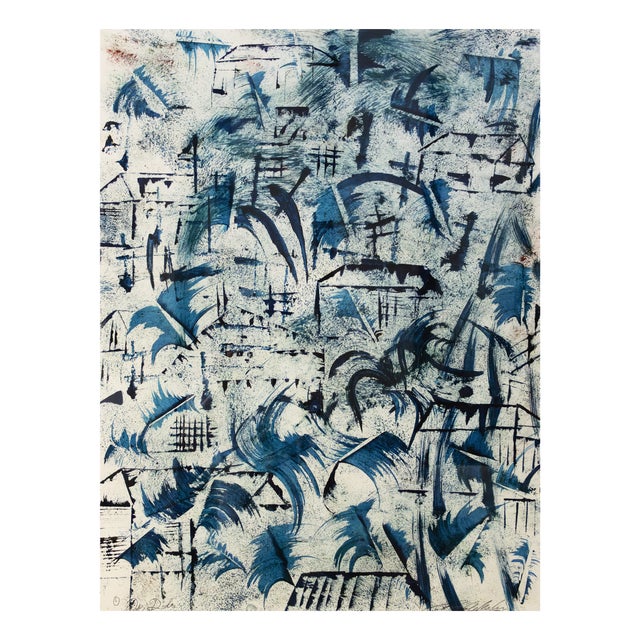 Chef de Mulu, The Birds, Acrylic on Paper For Sale