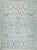 A hand-knotted wool Oushak, made in India and measuring 8' x 10'. Oushak weaving is known for large-scale, softly drawn...