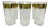 Vintage Highball Glasses With Egyptian Hieroglyphics Design - Set of 6 For Sale