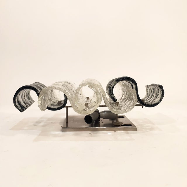 Large Italian Wall Sconce from Zero Quattro, 1970s For Sale - Image 6 of 14