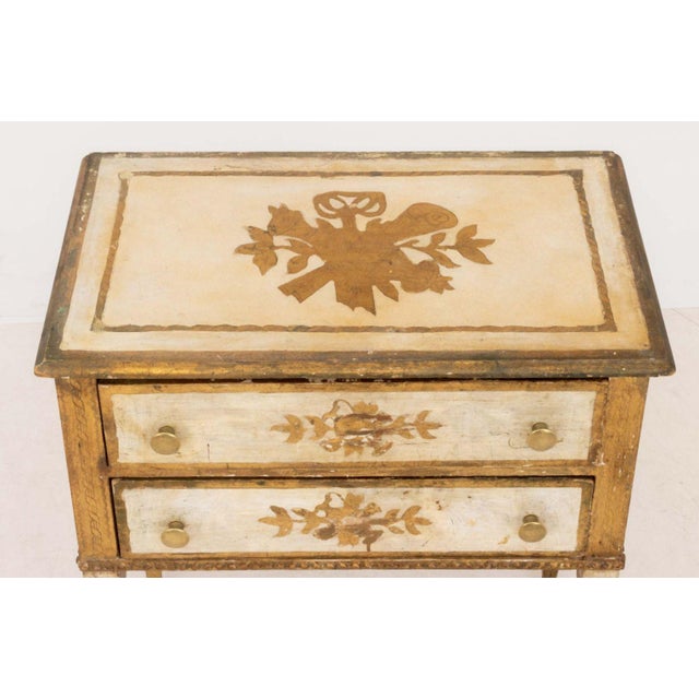 Louis XVI Style Distressed Side Tables, Pair For Sale - Image 4 of 10