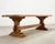 Mid 20th Century Country French Provincial Oak Farmhouse Trestle Dining Table 8 Ft For Sale - Image 5 of 18