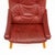 Wood Pair of Ingmar Relling Leather “Siesta” Lounge Chairs, Red Leather For Sale - Image 7 of 9