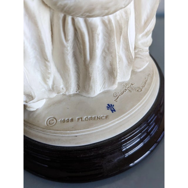 Off-white 1970s Beautiful Limited Edition Signed Florence Armani Figurine at Home 1263f (La Famiglia) Family Figurine For Sale - Image 8 of 15