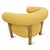 Mustard U Back Accent Chair For Sale - Image 4 of 5