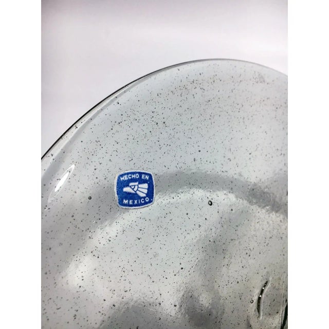 1970s 1970s Bullicante Glass Trivets - Cheese Boards - Set of 2 For Sale - Image 5 of 6