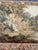 Antique French Handwoven Tapestry with Diane Return of Hunt Scene from Aubusson, 1940s For Sale - Image 4 of 18