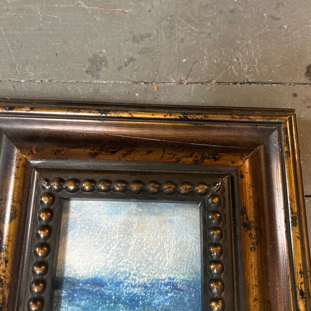 Impressionist 1970’s Original Impressionist Seascape Watercolor Painting For Sale - Image 3 of 5