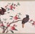 19th or 20th Century Chinese Watercolor Pith Paper Painting of Birds Arguing For Sale - Image 9 of 16